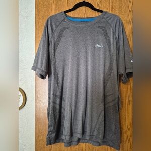 ASICS Charcoal Short Sleeve Men's Tee Size XL
